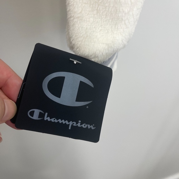 Champion Super Fleece Cream Cropped Sweater XS NWT - Picture 7 of 11